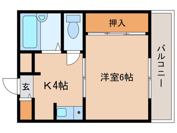 ルミナス野山の物件間取画像